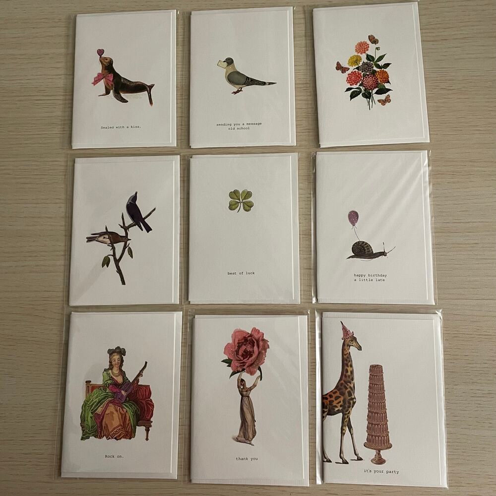 Margot Elena Greeting Cards - Lot of 9